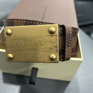 Louis Vuitton Checkered Brown Belt